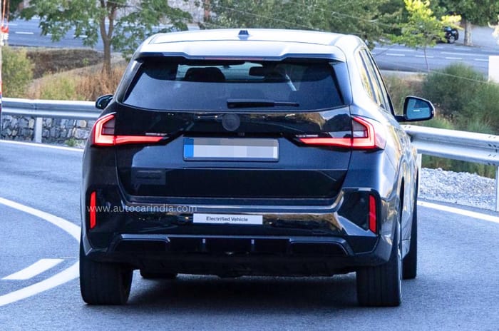 BMW iX1 facelift spied testing for the first time